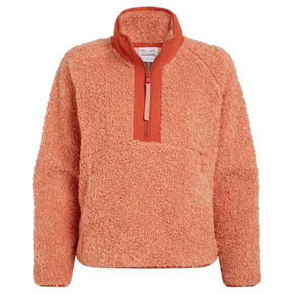 Craghoppers Womens/Ladies Toro Half Zip Fleece Top / Clay